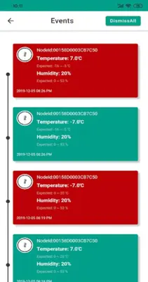 MOCREO Sensor android App screenshot 2